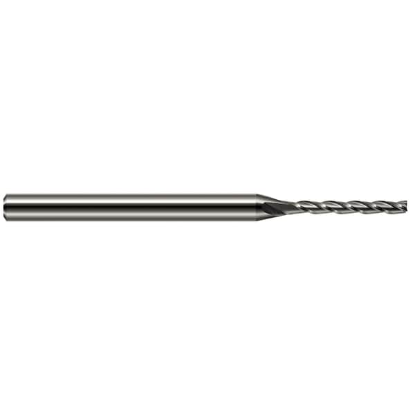 Miniature End Mill - Square - Long Flute 0.0250" Cutter DIA x 0.2030" (13/64) Length of Cut
